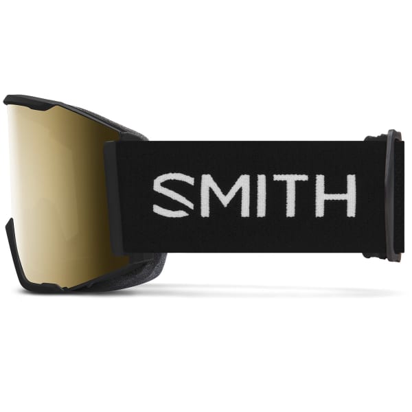 Masque de ski SMITH SQUAD MAG BLACK CHROMAPOP SUN BLACK GOLD MIRROR