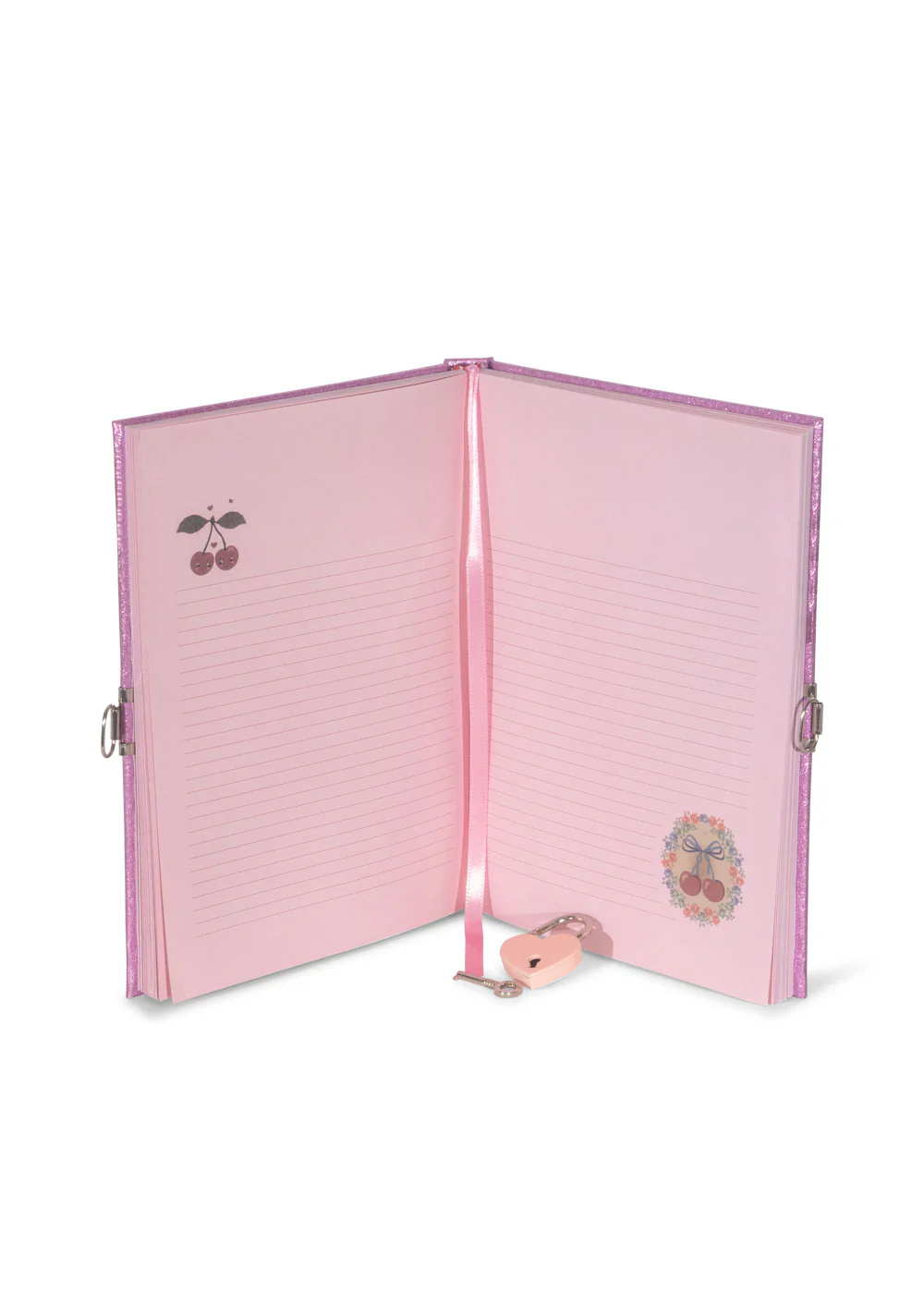 MY LITTLE DIARY FSC - cherry glitter - OS