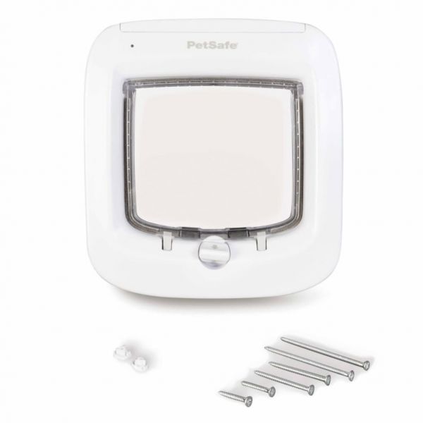 Petsafe Gateira com Microchip Branco