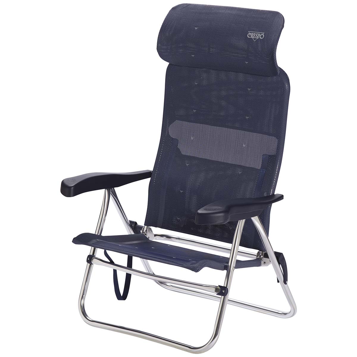 Crespo AL-205 Compact Dark Blue strandstoel