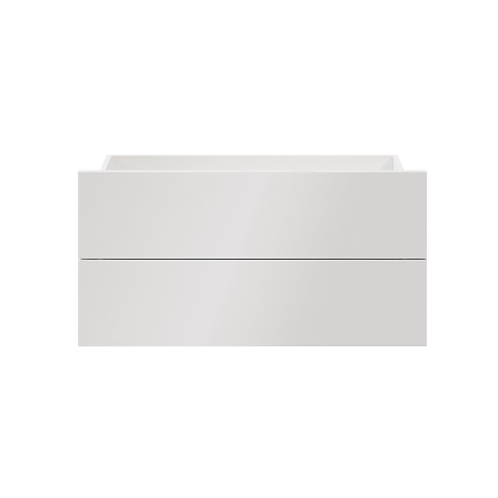 Lot de 2 tiroirs blancs GoodHome Atomia H. 18,5 x L. 74,4 x P 30 cm
