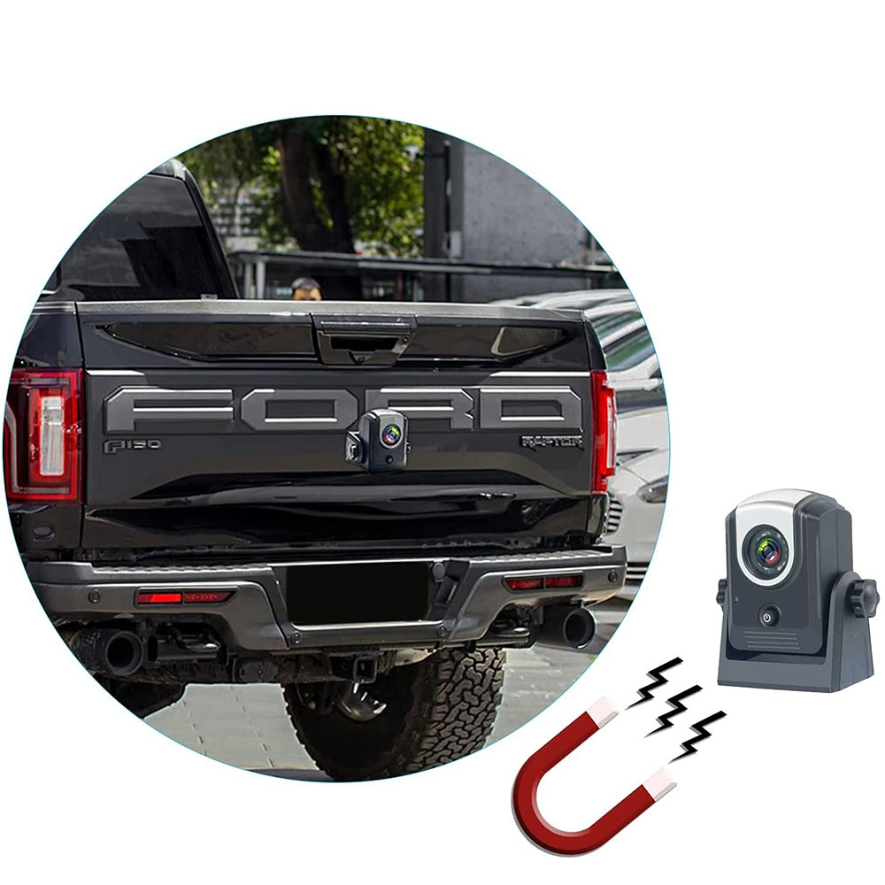 Magnetische 2.4GHz WiFi Funk Auto Rückfahr Kamera mit Nachtsichtfunktion   Einparkhilfe (iOS / Android) PKW / Wohnmobil / Anhänger (IP68)