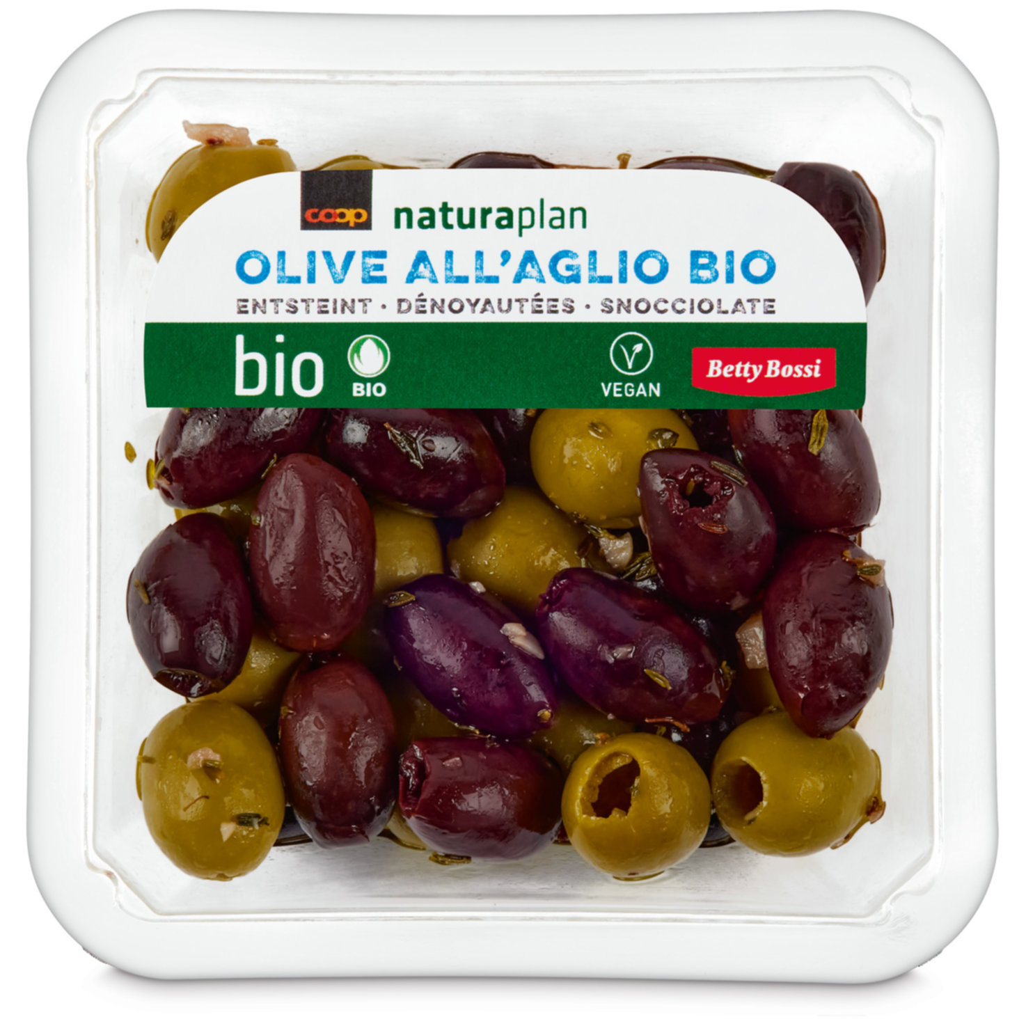 Naturaplan Betty Bossi Olive all'Aglio entsteint