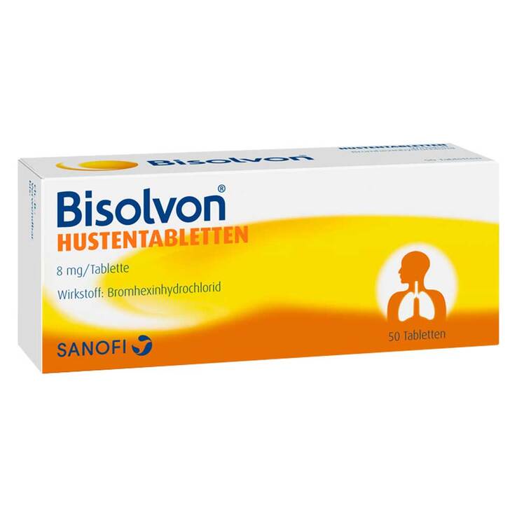 Bisolvon® Hustentabletten 8 mg/Tablette, 50 St