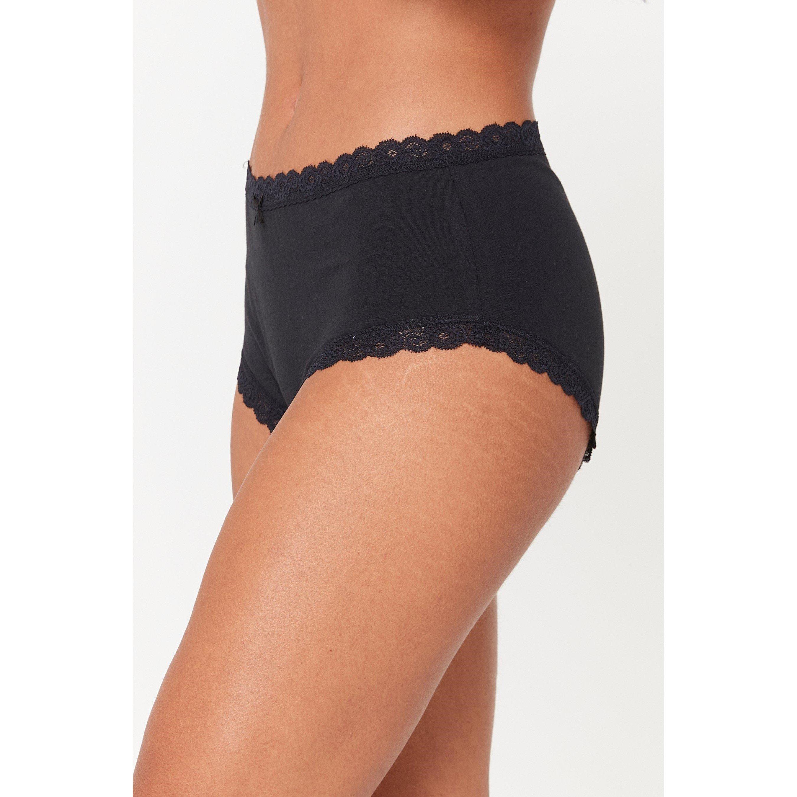 Be You 5PK 5 Pack Lace Trim Shortie Briefs