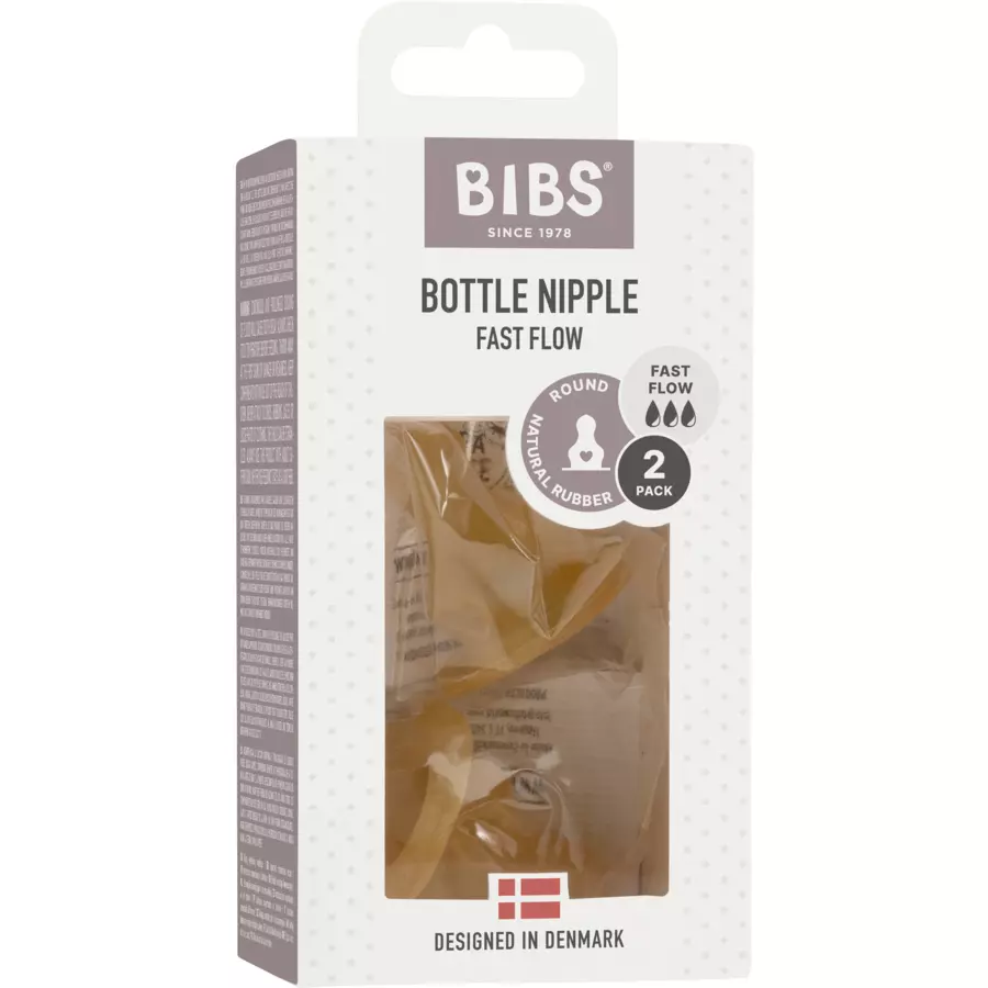 BIBS® Flaschensauger schneller Durchfluss Latex