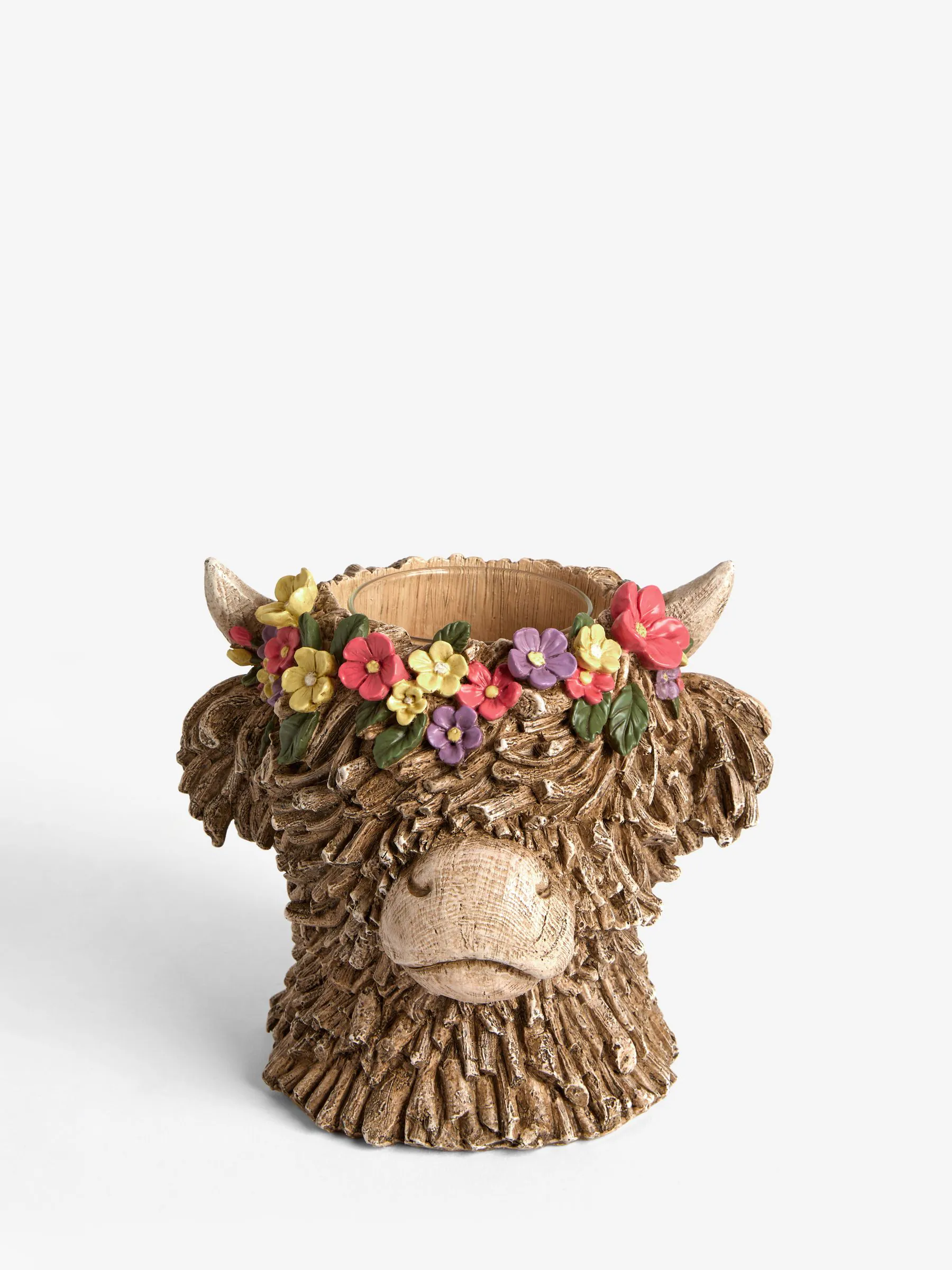 Hamish the Highland Cow Floral Vase