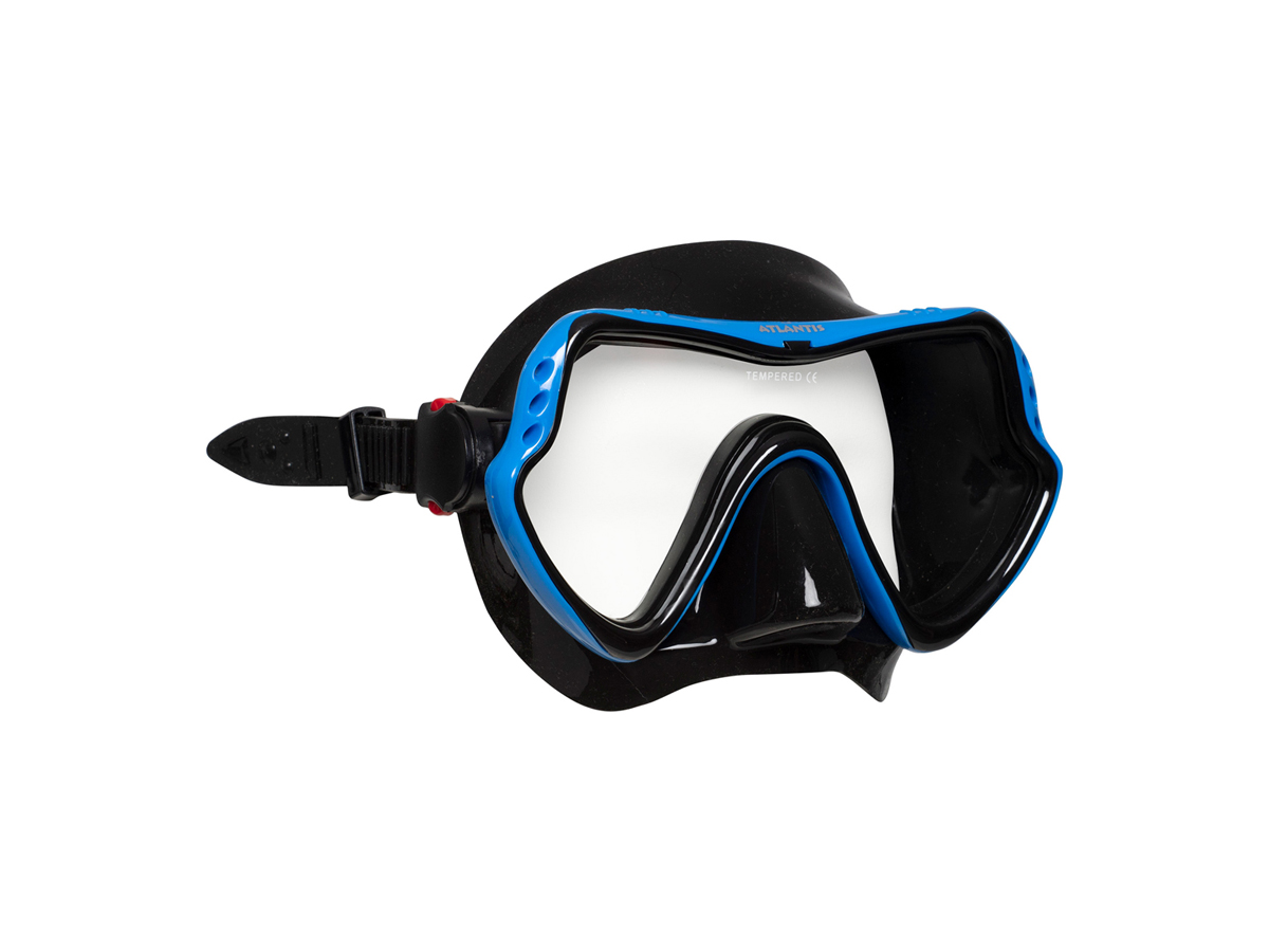 Atlantis Samana Pro Snorkelset - Black/Blue