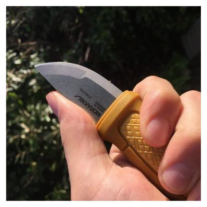 KIT COUTEAU   ALLUME FEU MORAKNIV ELDRIS KIT JAUNE