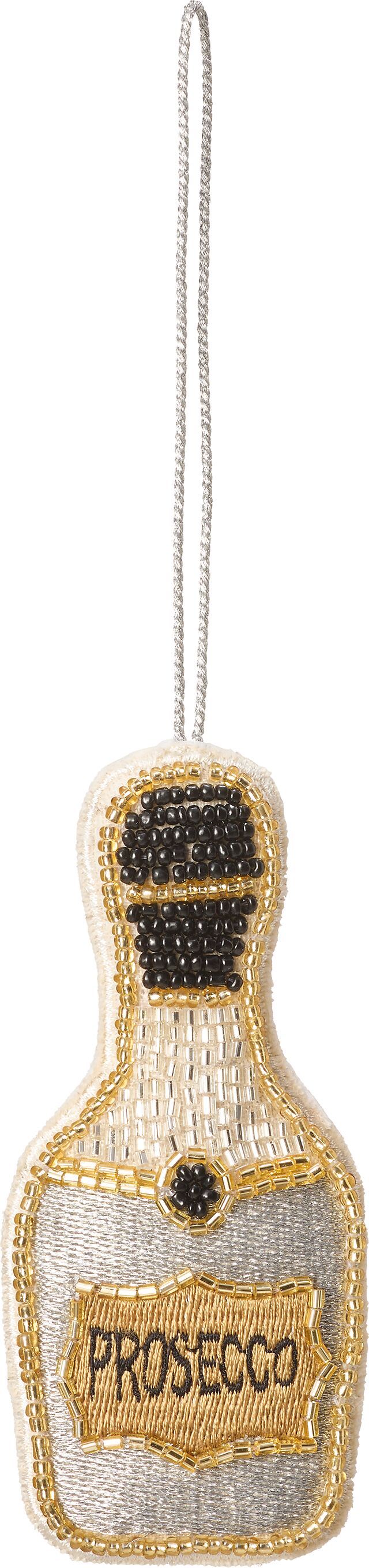 PROSECCO Hänger - Beige / B: 5.0 cm x T: 1.5 cm x H: 11.0 cm