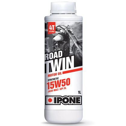 Huile moteur Ipone ROAD TWIN - 15W50 - 1 LITRE Universel