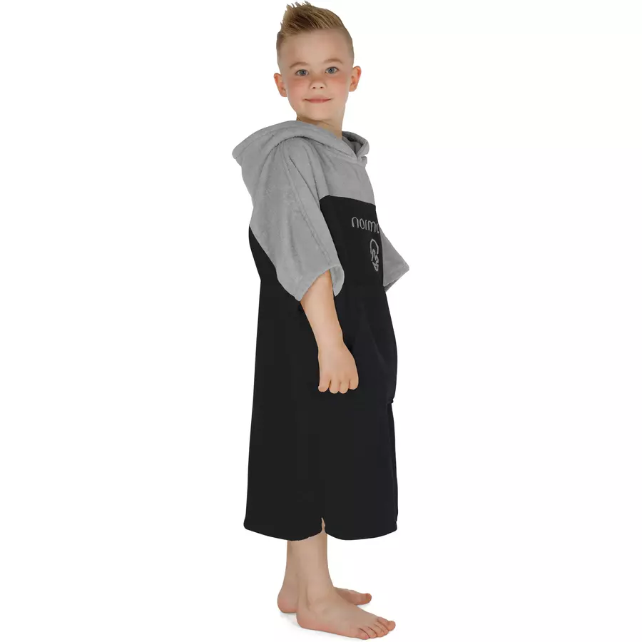 normani Kinder Badeponcho Puwai Schwarz