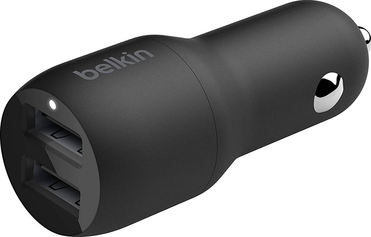 (24W) Dual USB A Auto KFZ Ladegerät BoostCharge   USB C Ladekabel (CCE001bt1MBK) - Schwarz