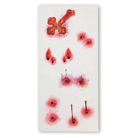 Widmann Vampir-Biss Tattoo, 6er Set