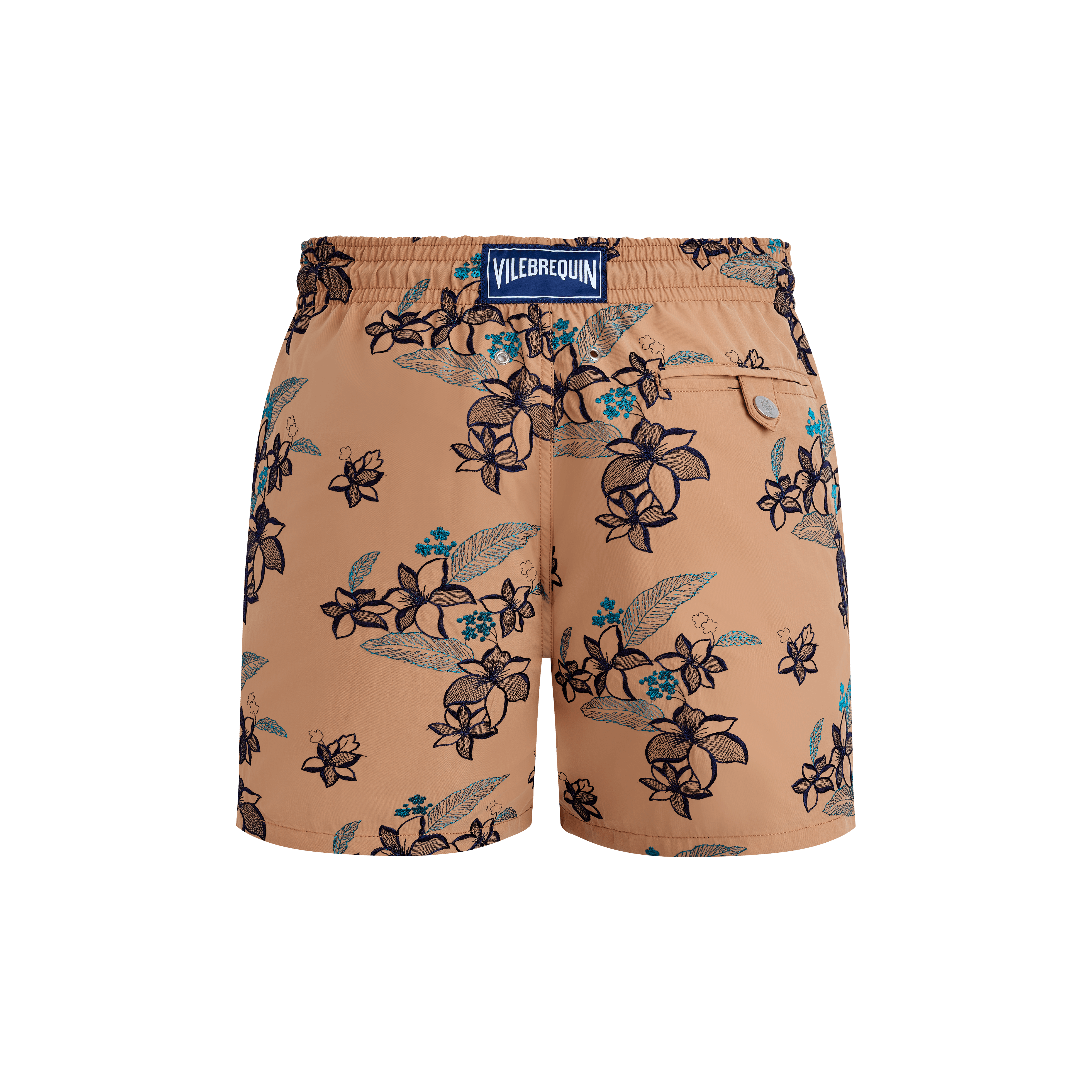 Maillot de bain homme brodé Flowers Power - Edition Limitée