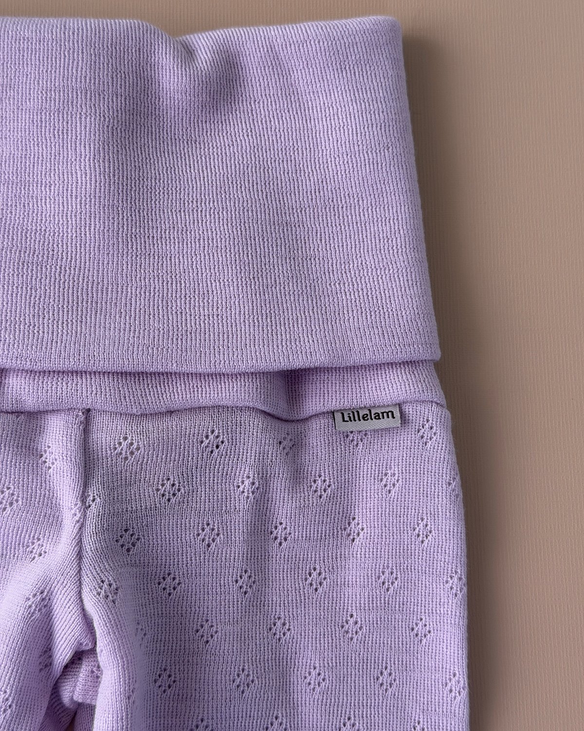 Ullbukse m/ dobbelt liv – 100% Merino, Pointelle | Ullongs