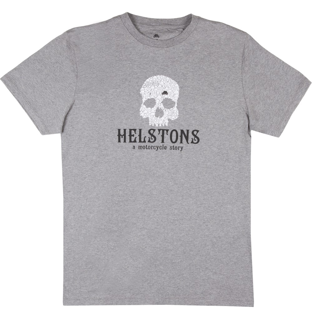 Helstons - T-shirt Skull Gris
