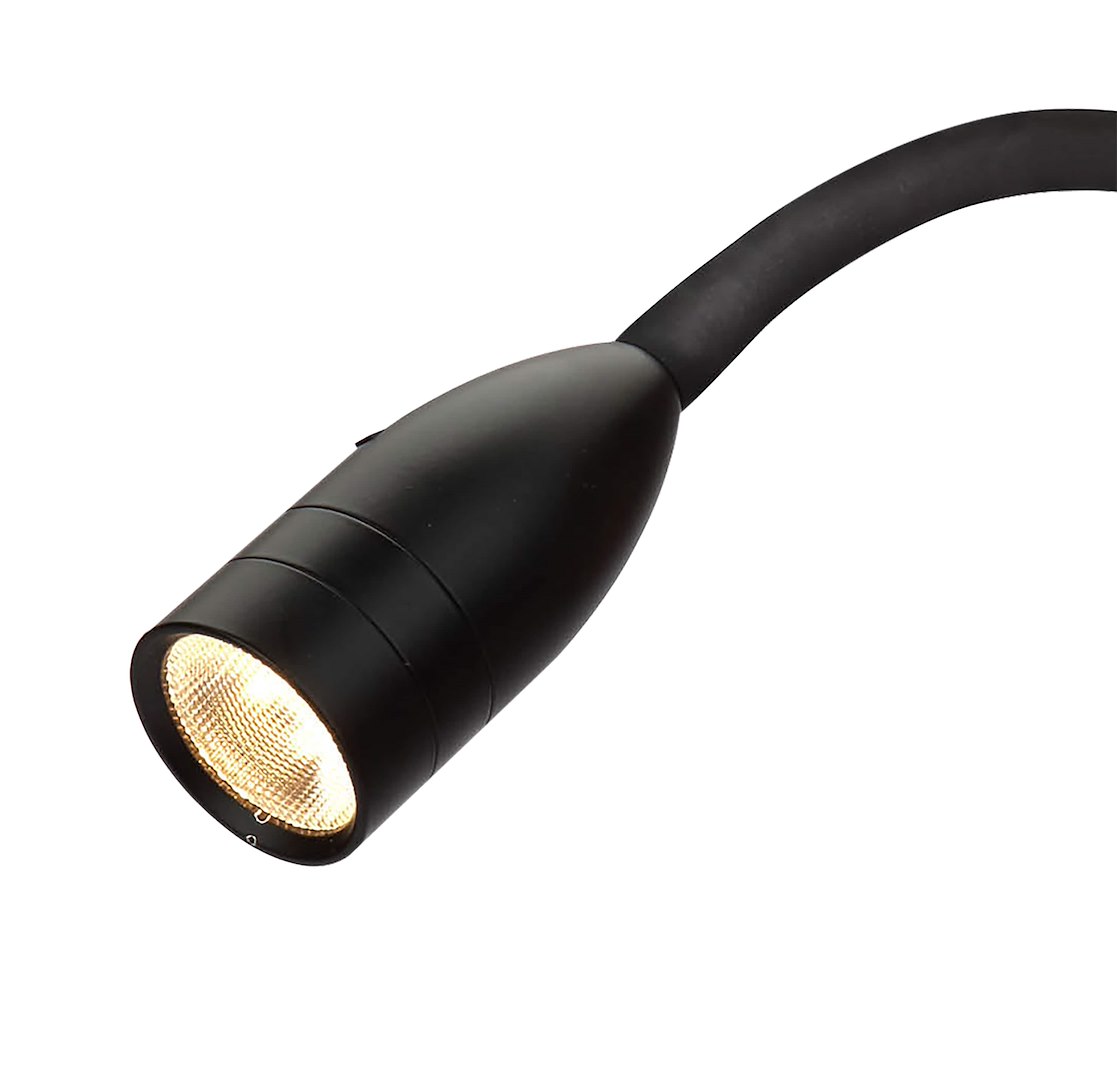Senssilo seng/reol lampe Sort LED 4,5W