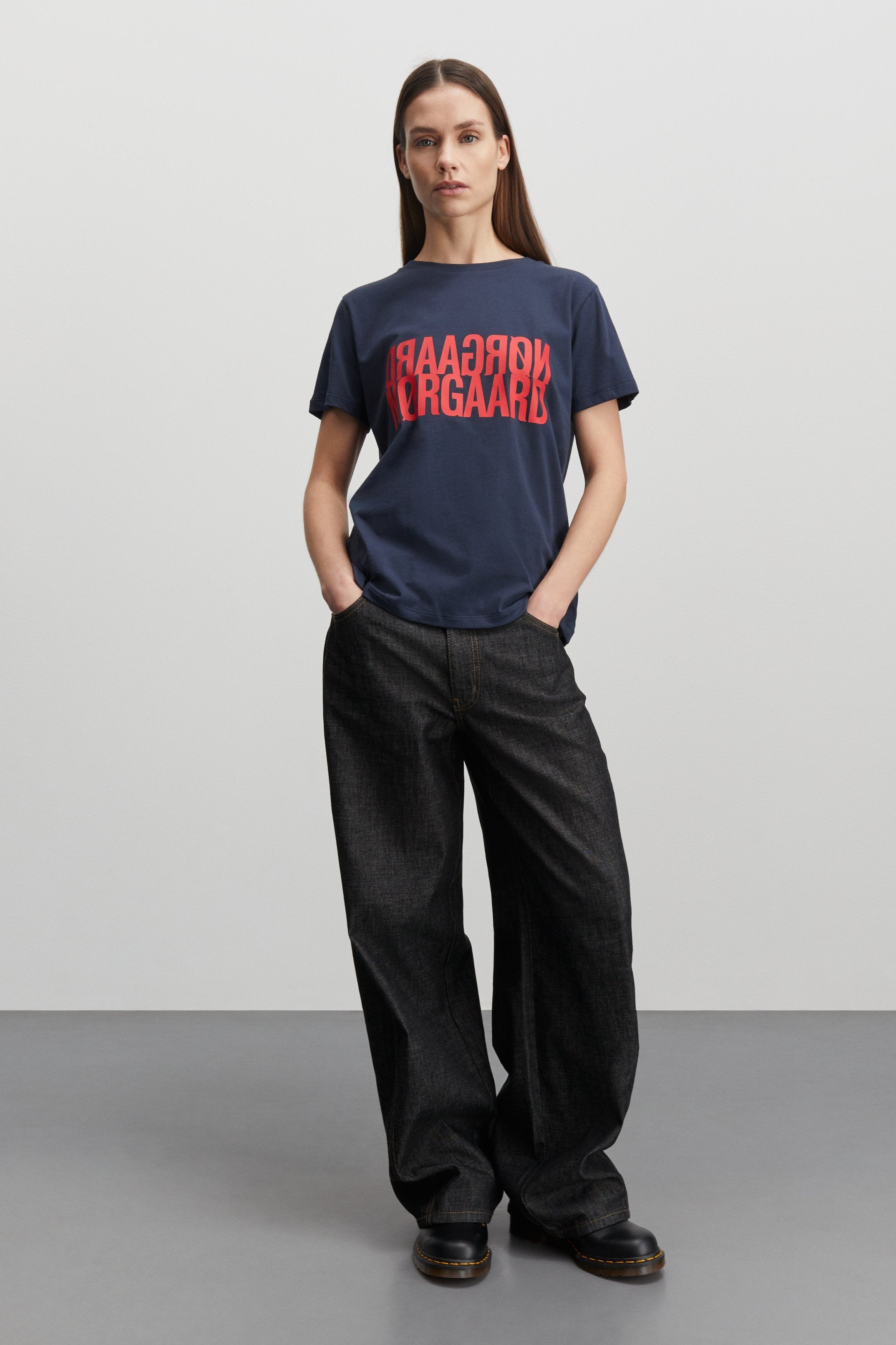 Mads Nørgaard  Soft Christel jeans - Black Melange