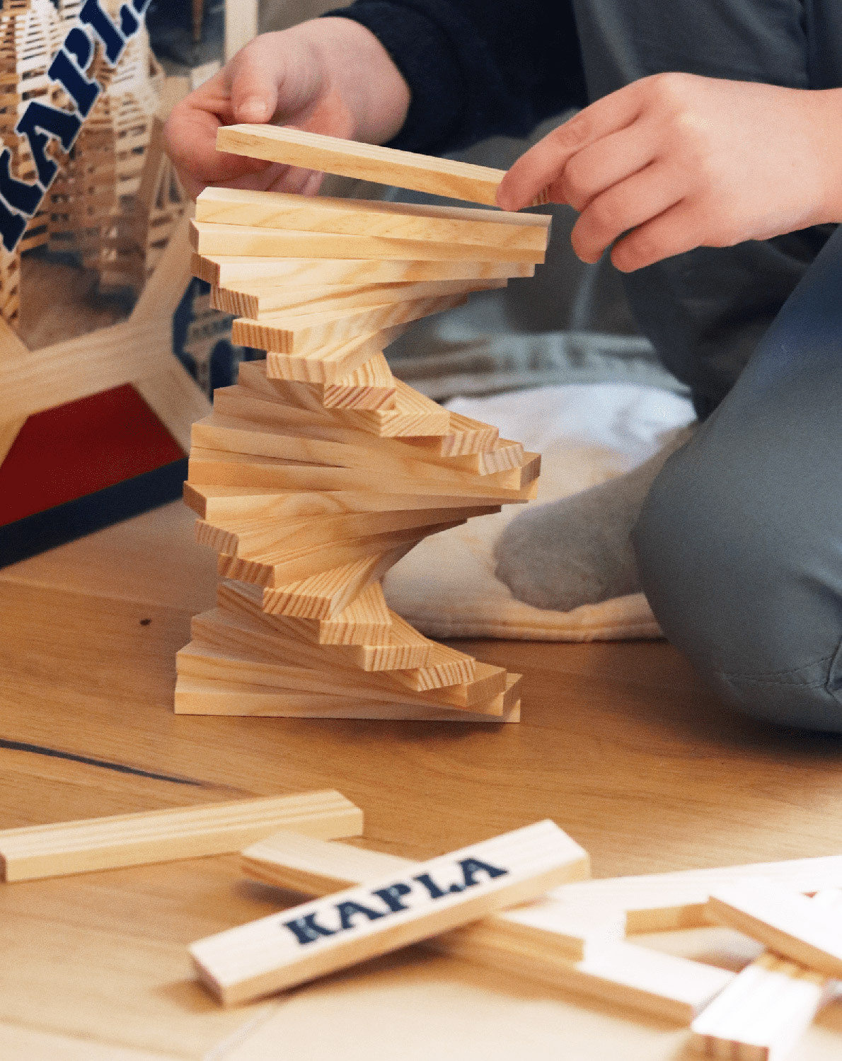 Holzbauplättchen KAPLA 200-teilig in natur