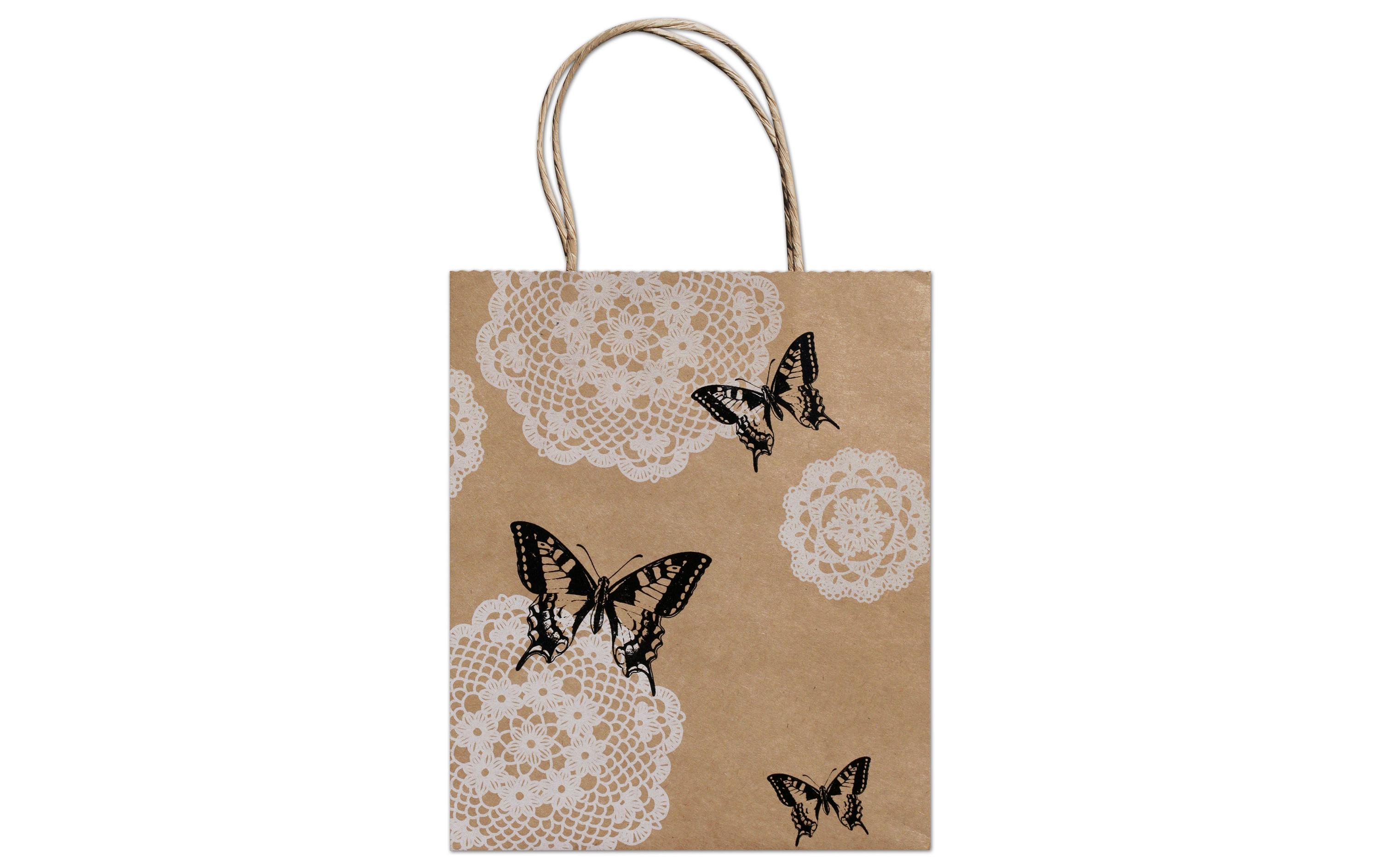 Geschenktasche 3 Stück, Braun3-teiliges Geschenktüten-Set