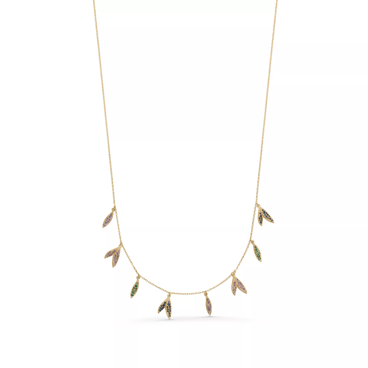 Mads Z Papageno Precious Stone Halskæde 14 kt. Guld 1524080