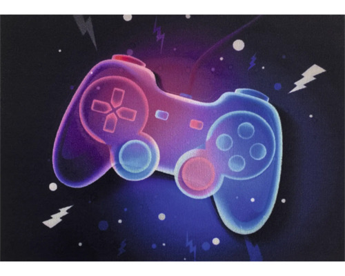 Instap Gaming Console Blauwe Dirt Trapper Mat 50x70 cm