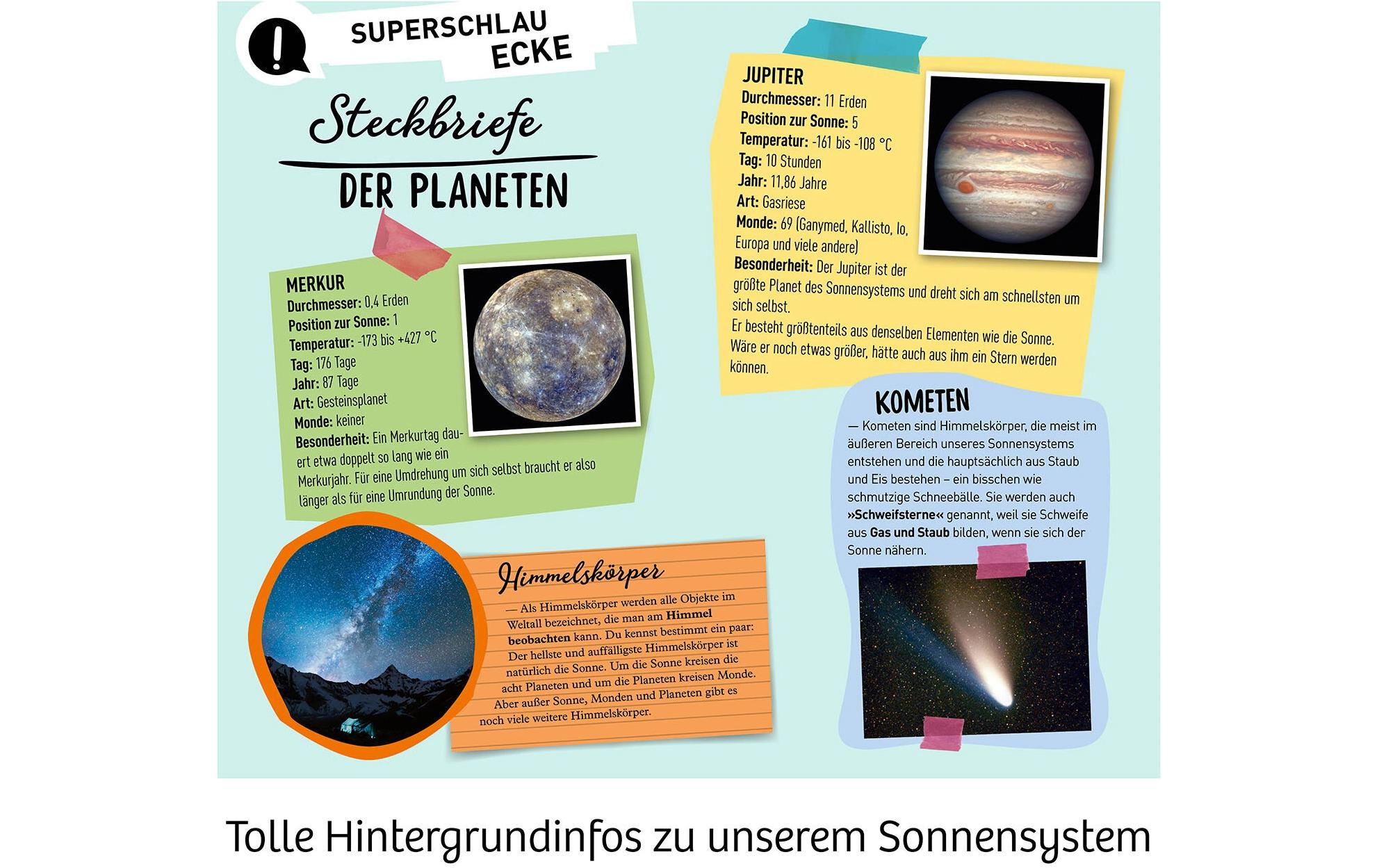 Experimentierkasten Nachtleuchtende PlanetenWandsticker in 3D