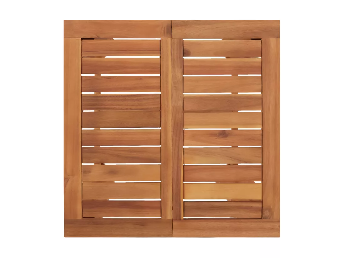 Prolenta Premium - Table de bar de jardin 60x60x105 cm Bois d'acacia solide