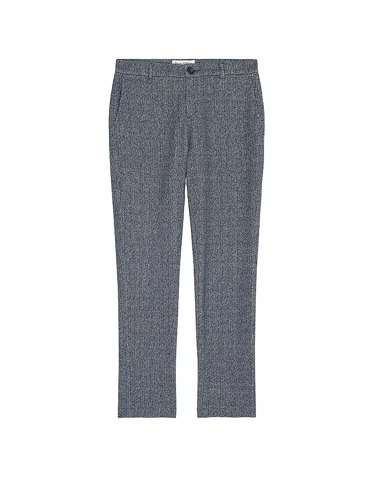 MARC O'POLO Hose Straight Fit grau