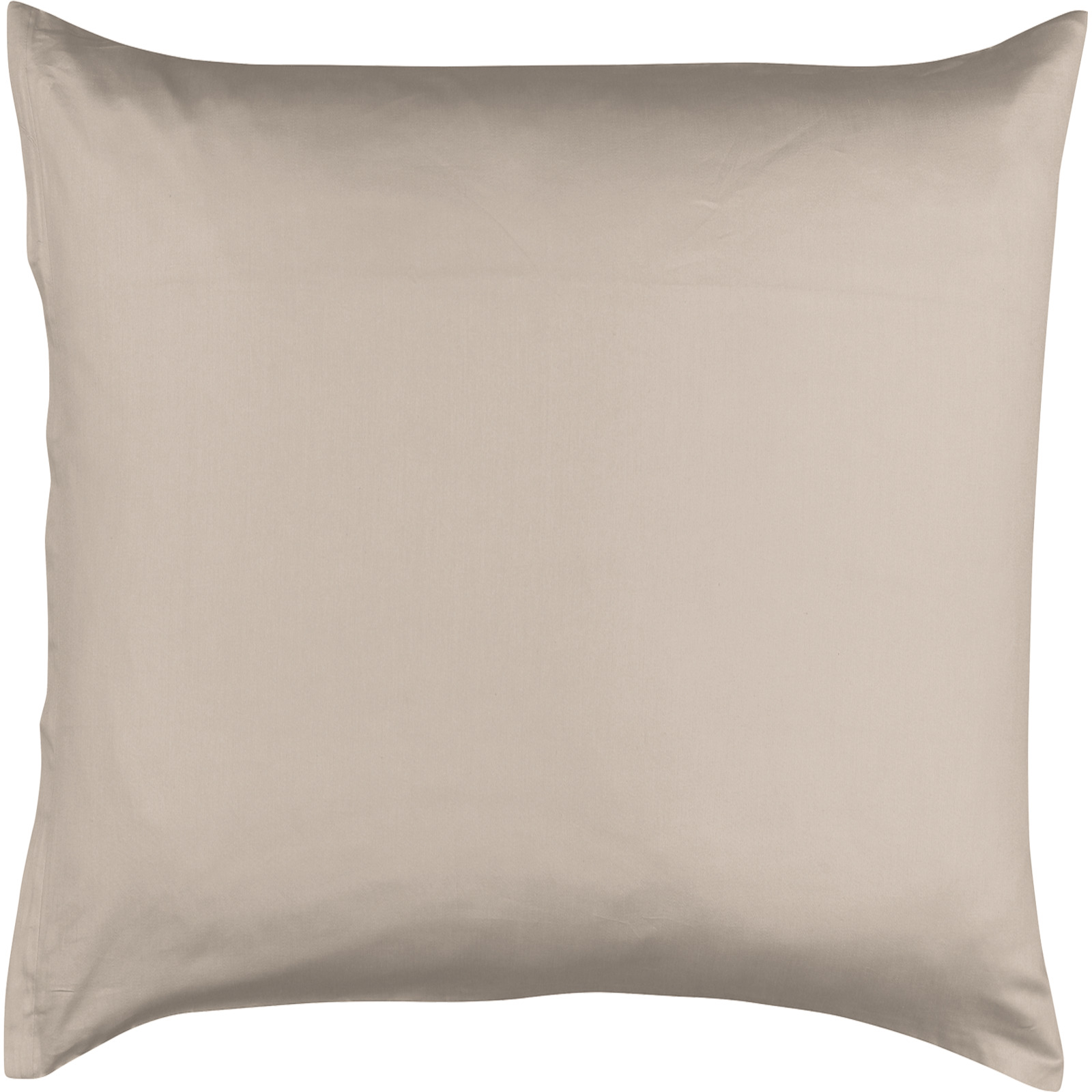 Bettwäsche Satin unifarben 160x210 Duvetbezug Nord, beige