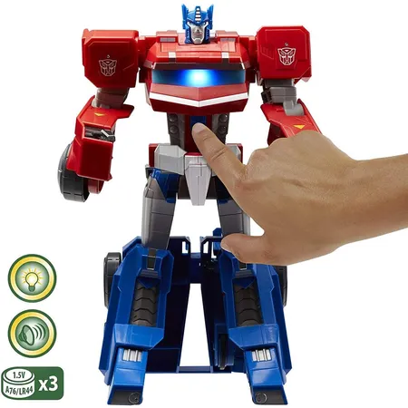 Hasbro Transformers Spielzeug Bumblebee Cyberverse Adventures Roll N’ Change Optimus Prime