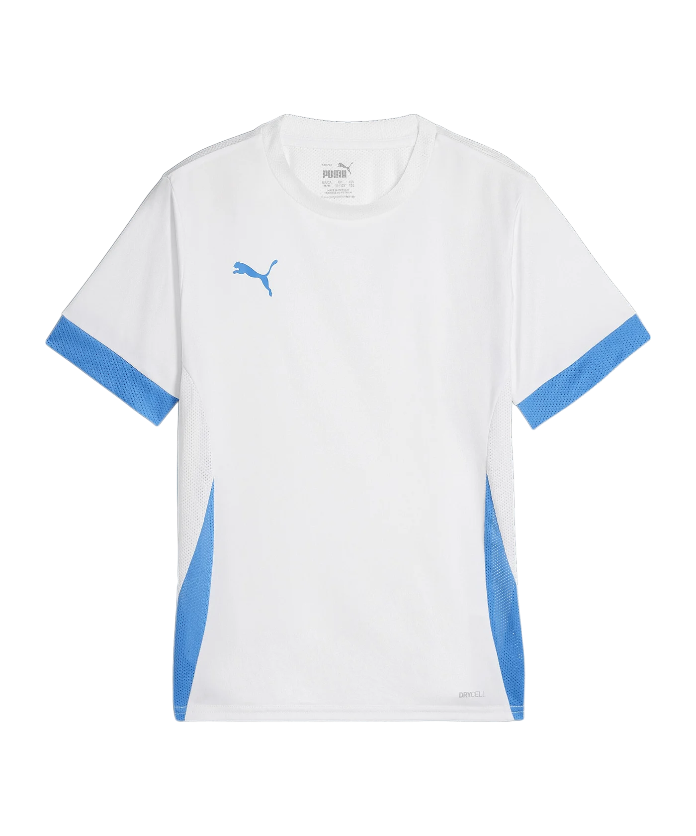 PUMA teamGOAL Matchday Trikot Kids Weiss Blau F12