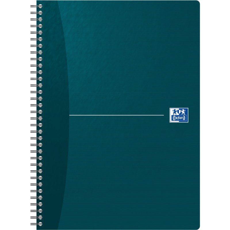 Cahier spirale Oxford Essentials A4 21 x 29,7 cm - petits carreaux 180 pages - couleurs assorties