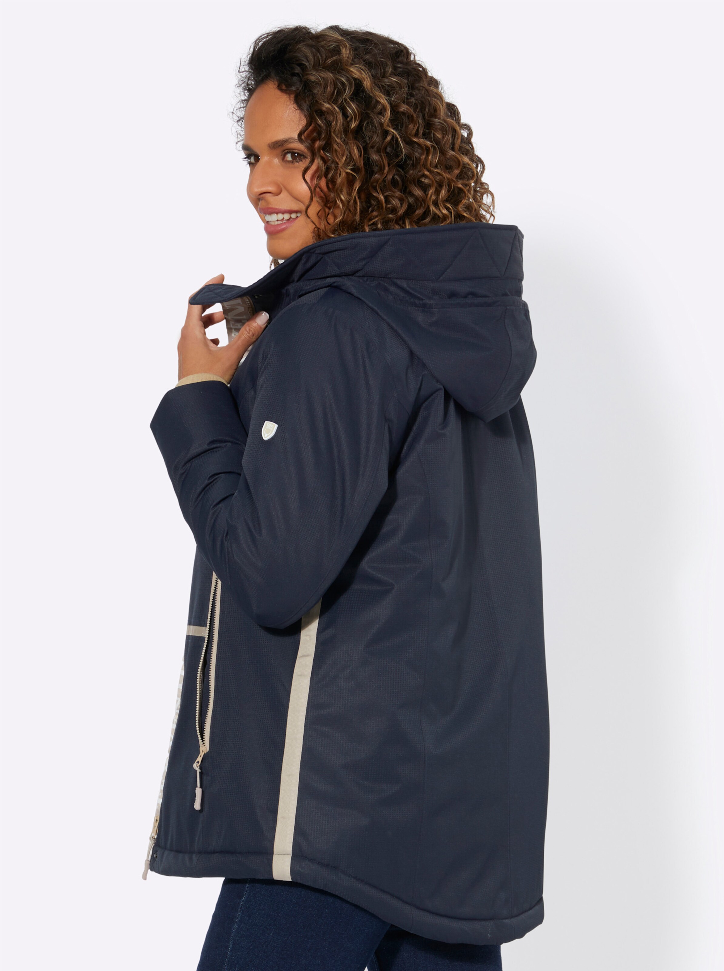 Funktionsjacke in marine