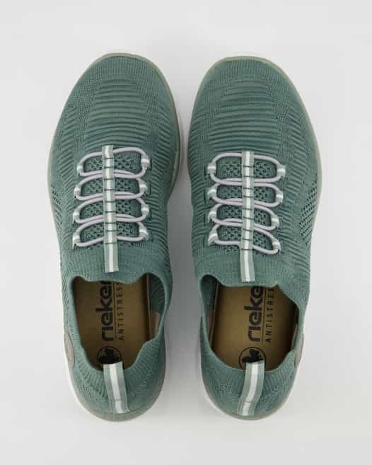 Rieker Knitup191 Sneaker in Grün