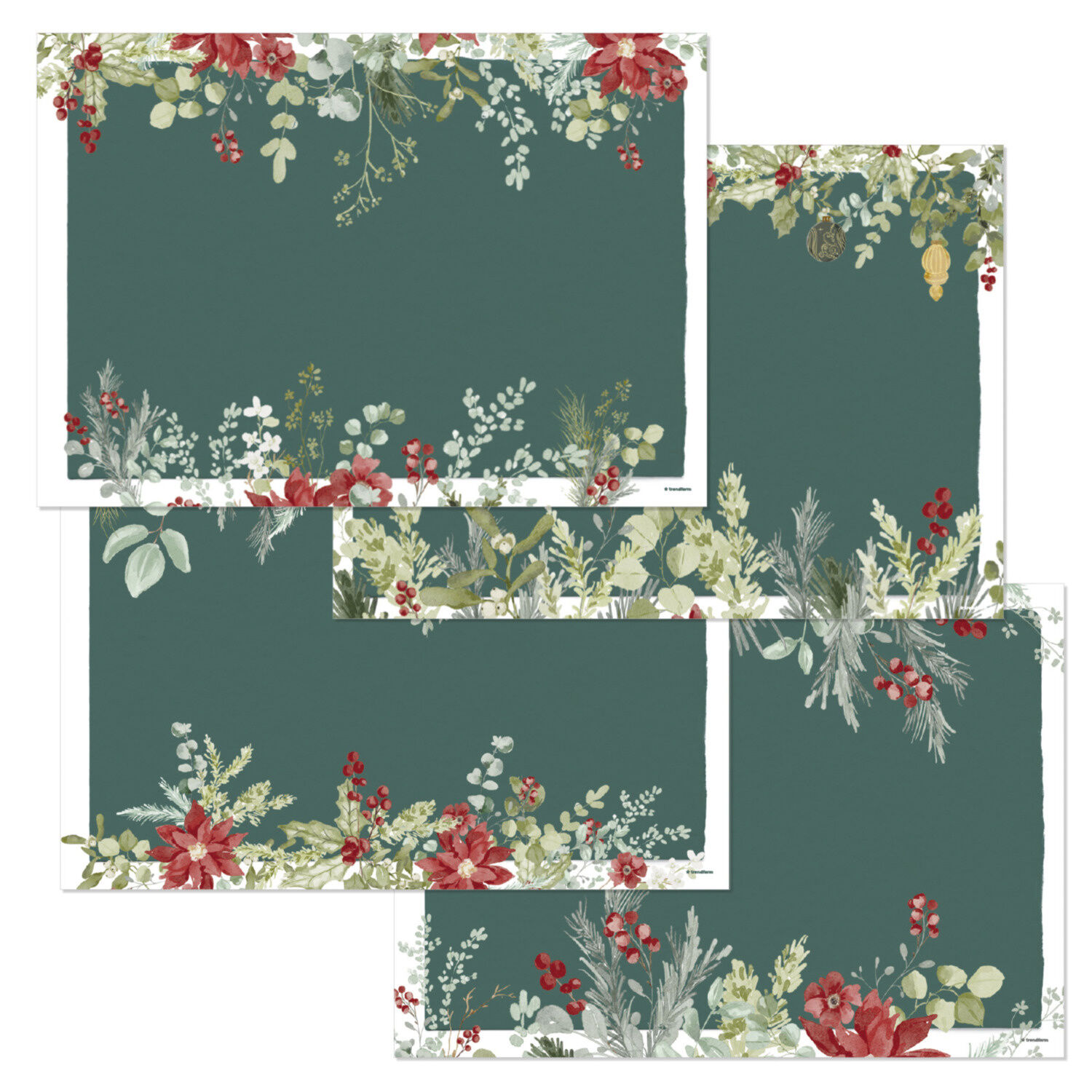 Papiertischset Festive