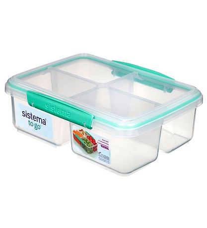 Sistema Brotdose - Quad Split - 1,74 L - Türkis