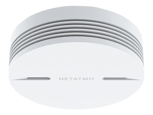 Netatmo Smart Smoke Alarm - Røyksensor - 802.11b/g/n, Bluetooth 4.0 - 2.4 Ghz - batteridrevet