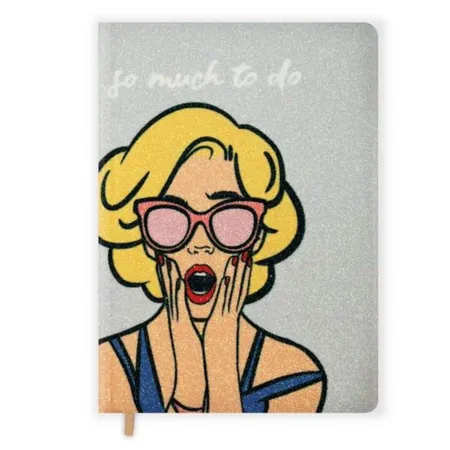 Roth WOW!Timer, 15,5x20,5 cm, immerwährend, Glitter, 1 Woche 2 Seiten, Marilyn