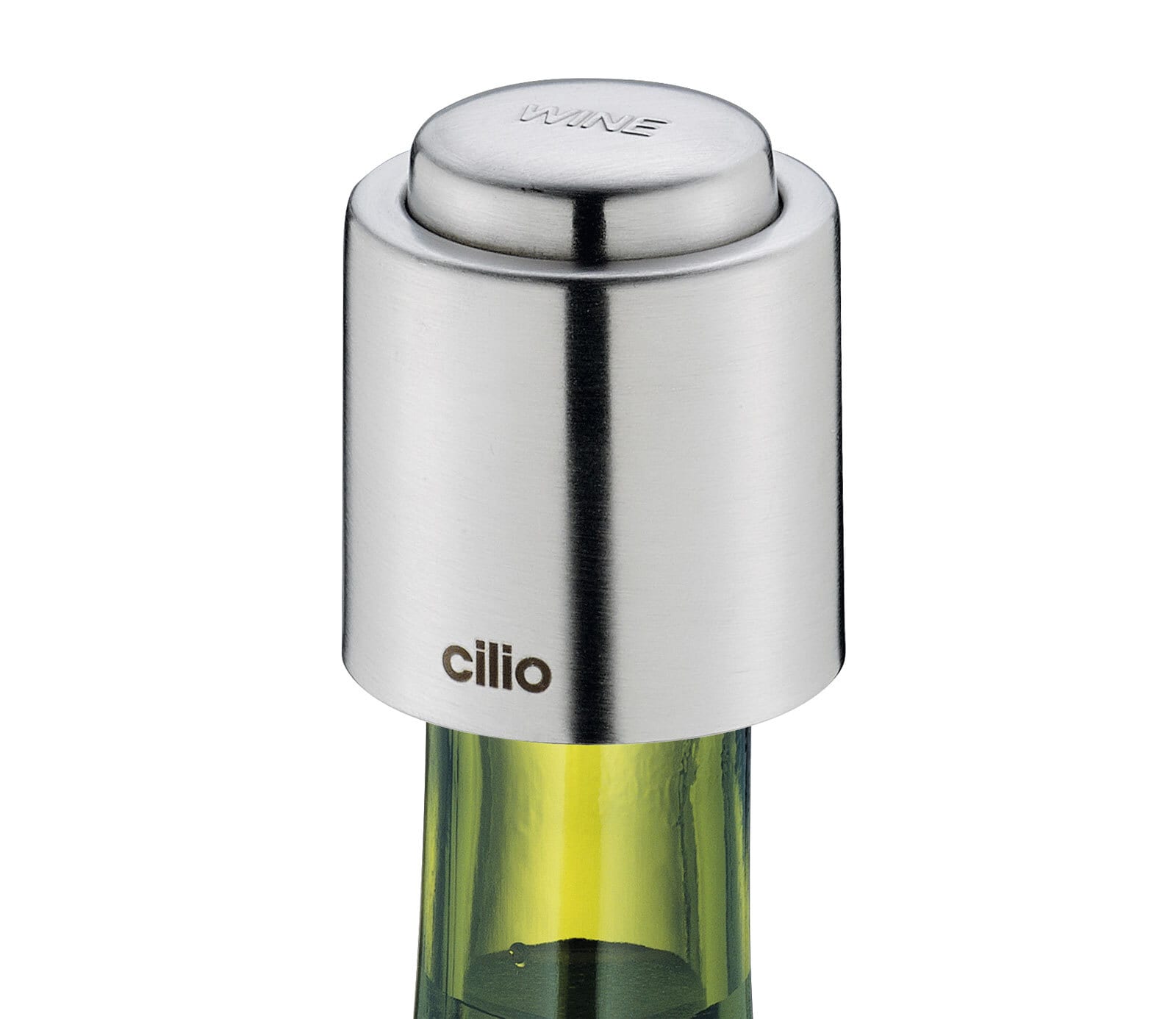 cilio Weinverschluss silberfarbig