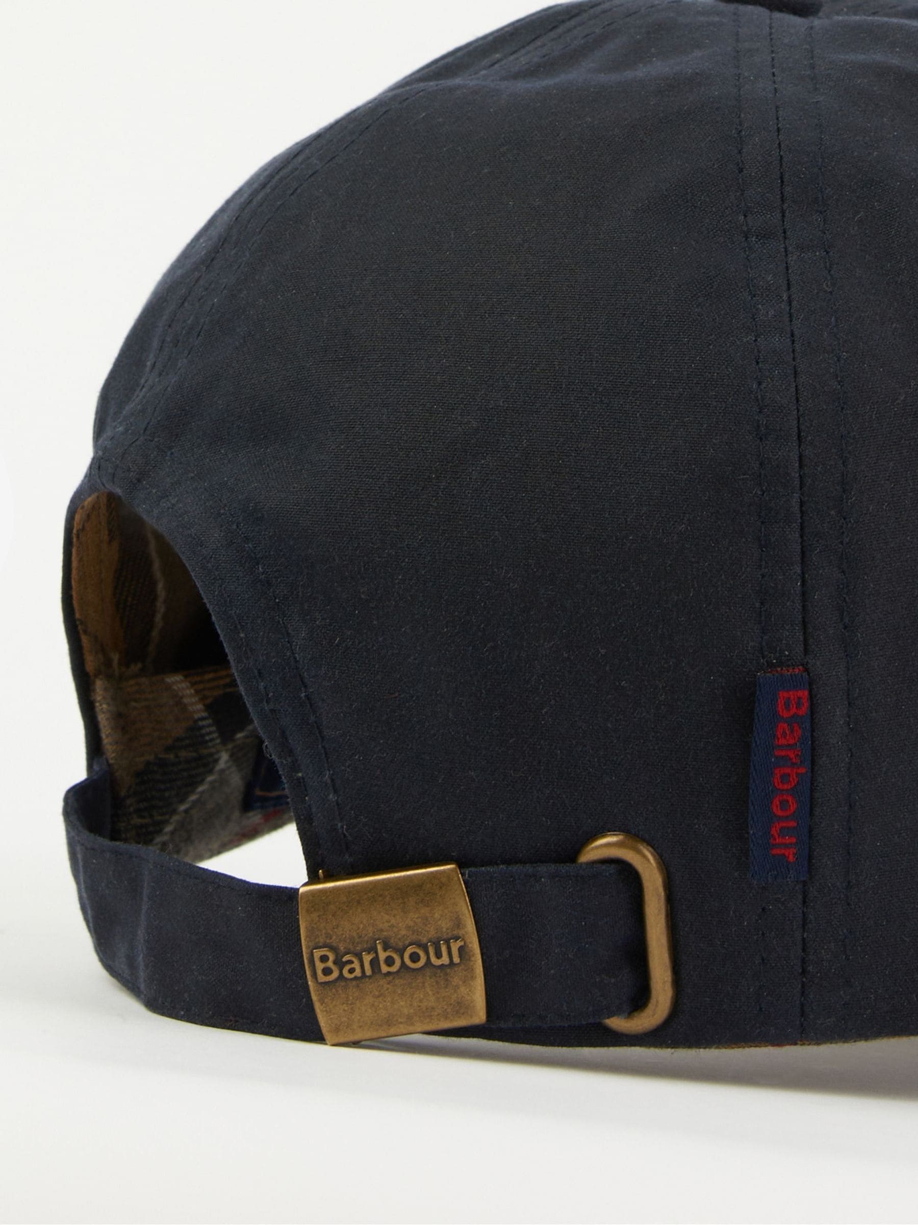 Marineblauw - Barbour® wax 100% katoenen pet