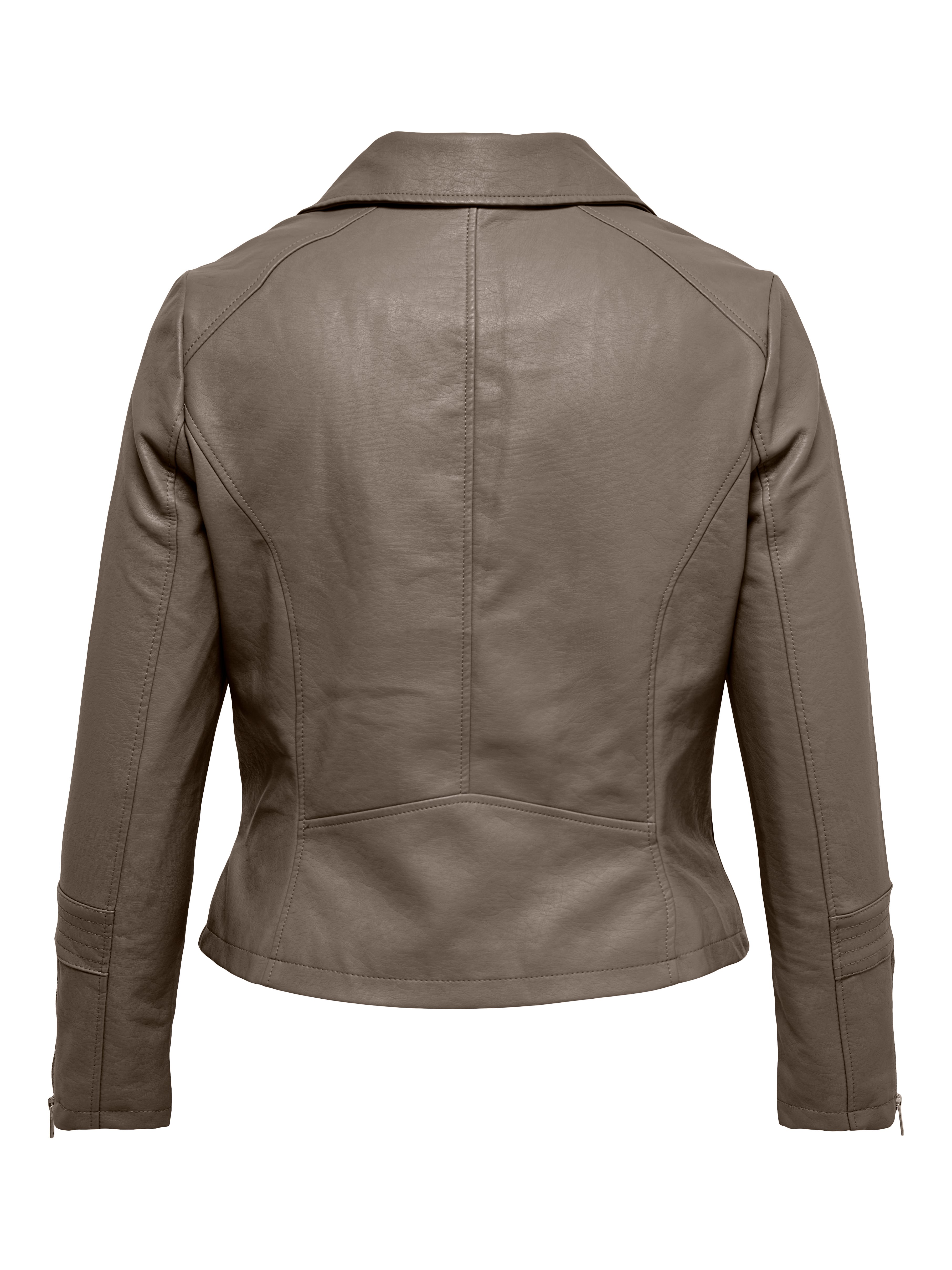 CAREMMY Kunstlederjacke Walnut