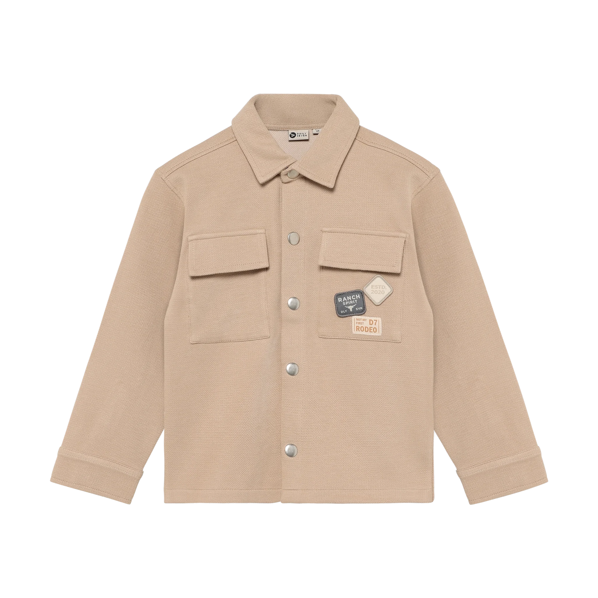 Daily7 Daily7 shirt jacket structure tuffet
