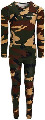 Nordbjørn Verbier Undertøy Bamboo, Camo Classic