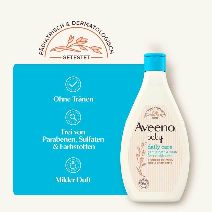 Aveeno baby daily care sanftes Bad & Duschgel, 400 ml