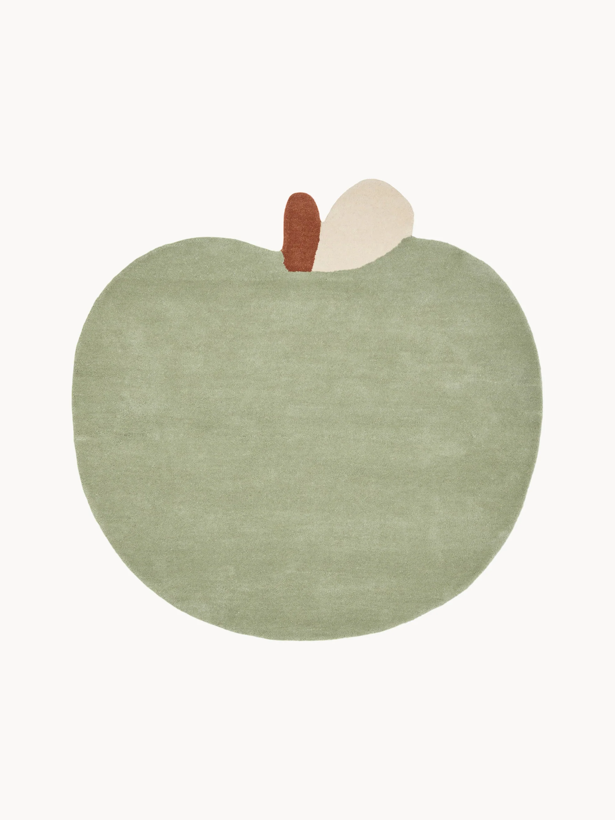 Kinder handgetuft vloerkleed Apple