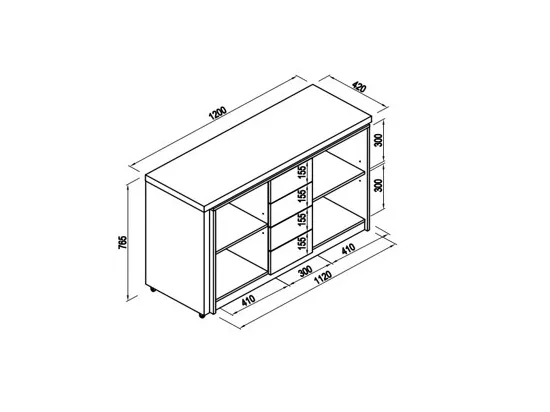 Bureau extensible avec plateau pivotant 360° - MDF - Blanc laqué - PAVELO