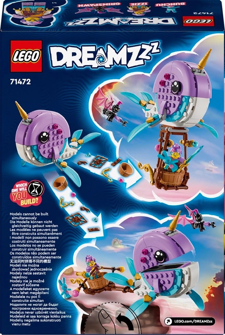 LEGO® DREAMZzz 71472 IZZIES NARWAL-HEIßLUFTBALLON