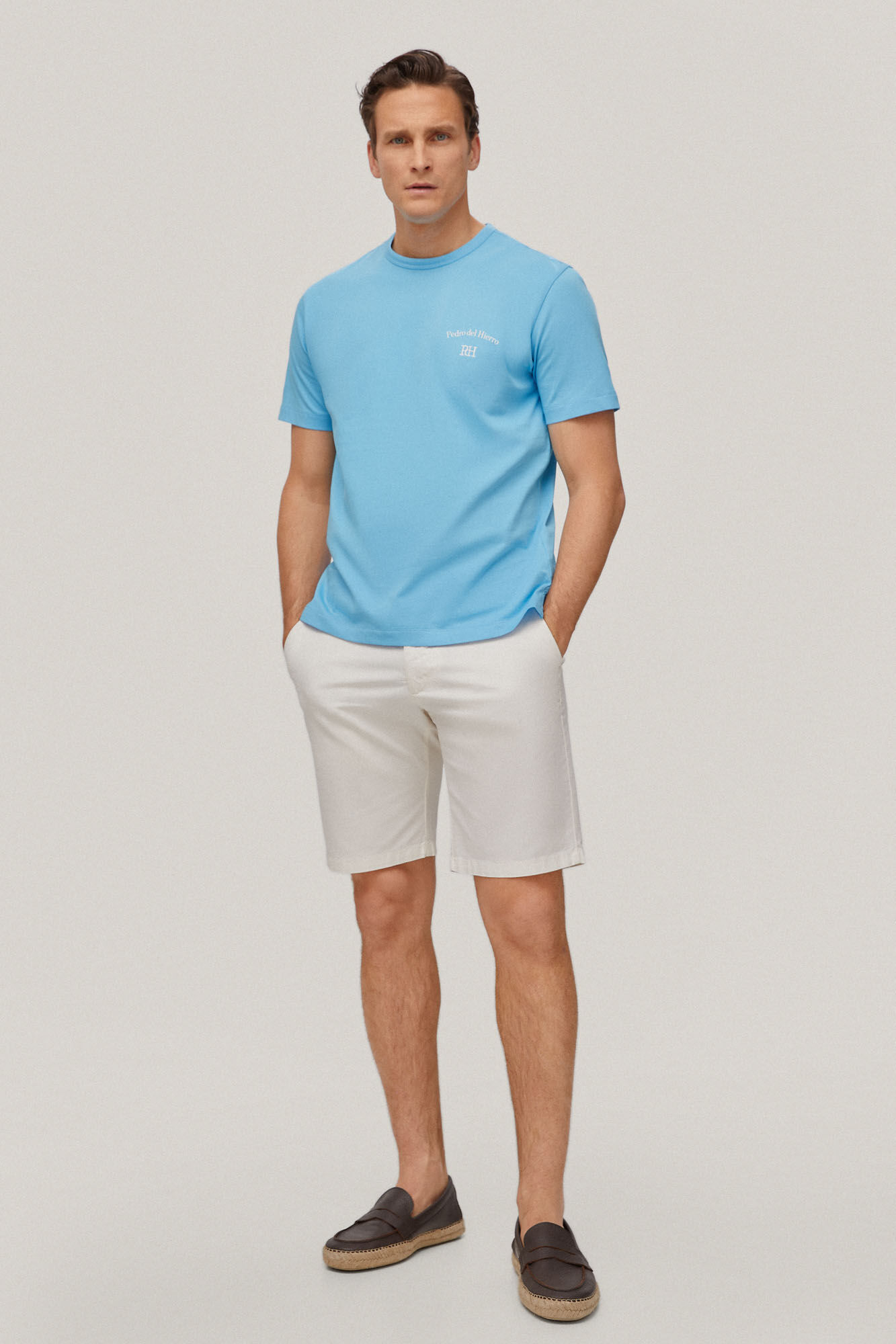 Camiseta com logo - Azul